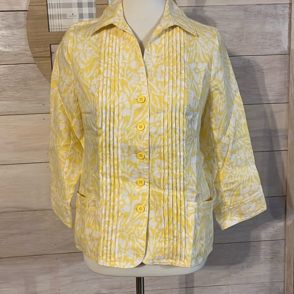 Kim Roger Yellow Top S Petite